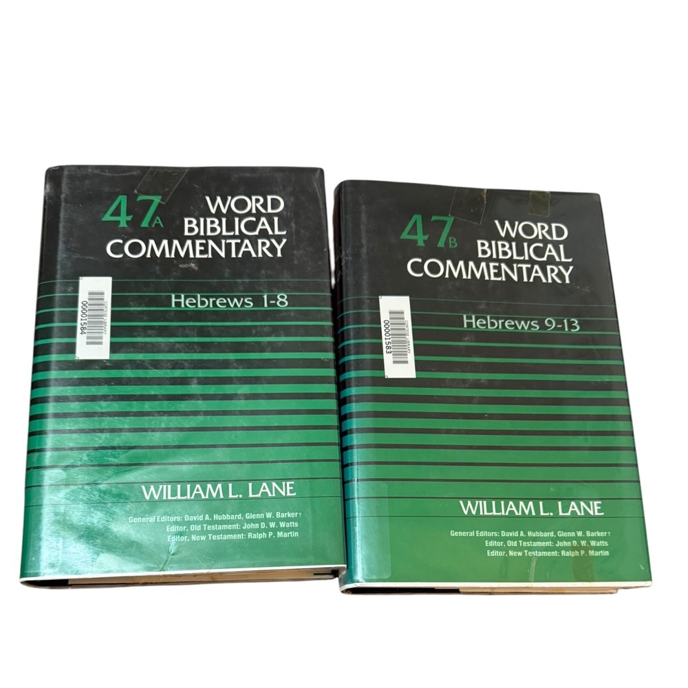 Word Biblical Commentary Vols 47A & 47B Hebrews Complete Set William Lane Ex-Lib